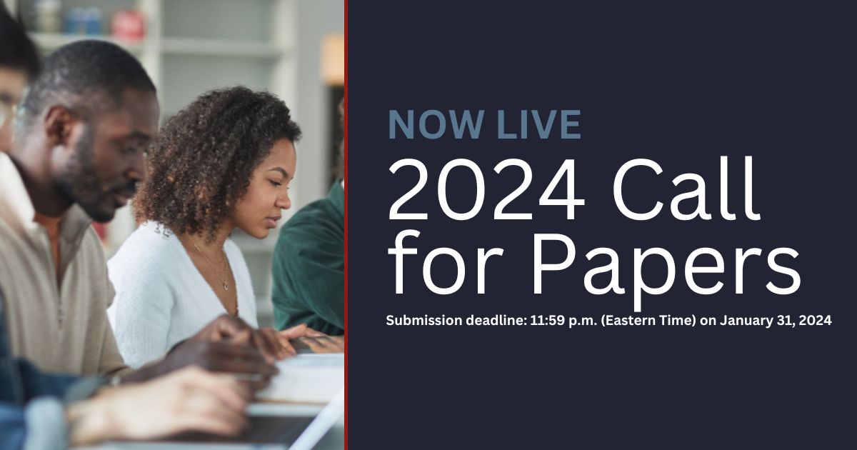 2024 Call for Papers Now Live