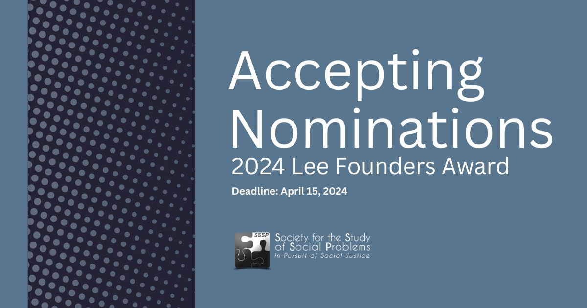 Now Accepting Nominations - Lee Founders Award