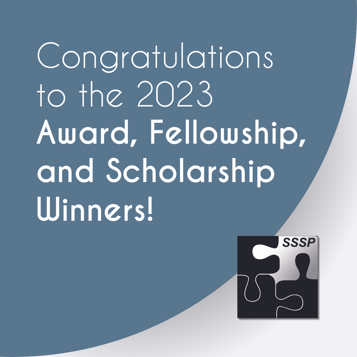 Congratulations Fellowship, Scholarship and Award Winners